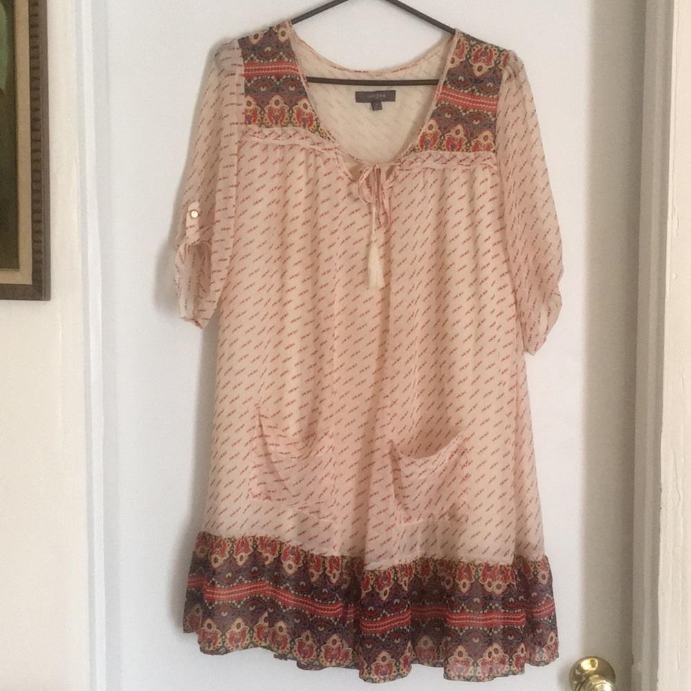Babydoll hippie boho dress